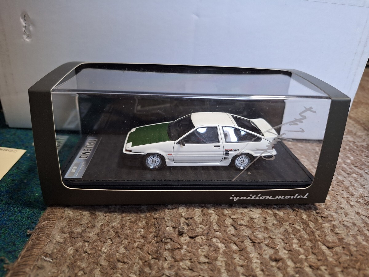 AE86 土屋圭市 ストリートバージョン2 サイン入り 1/43 AE86 土屋圭市 ストリートバージョン2 サイン入り 1/43