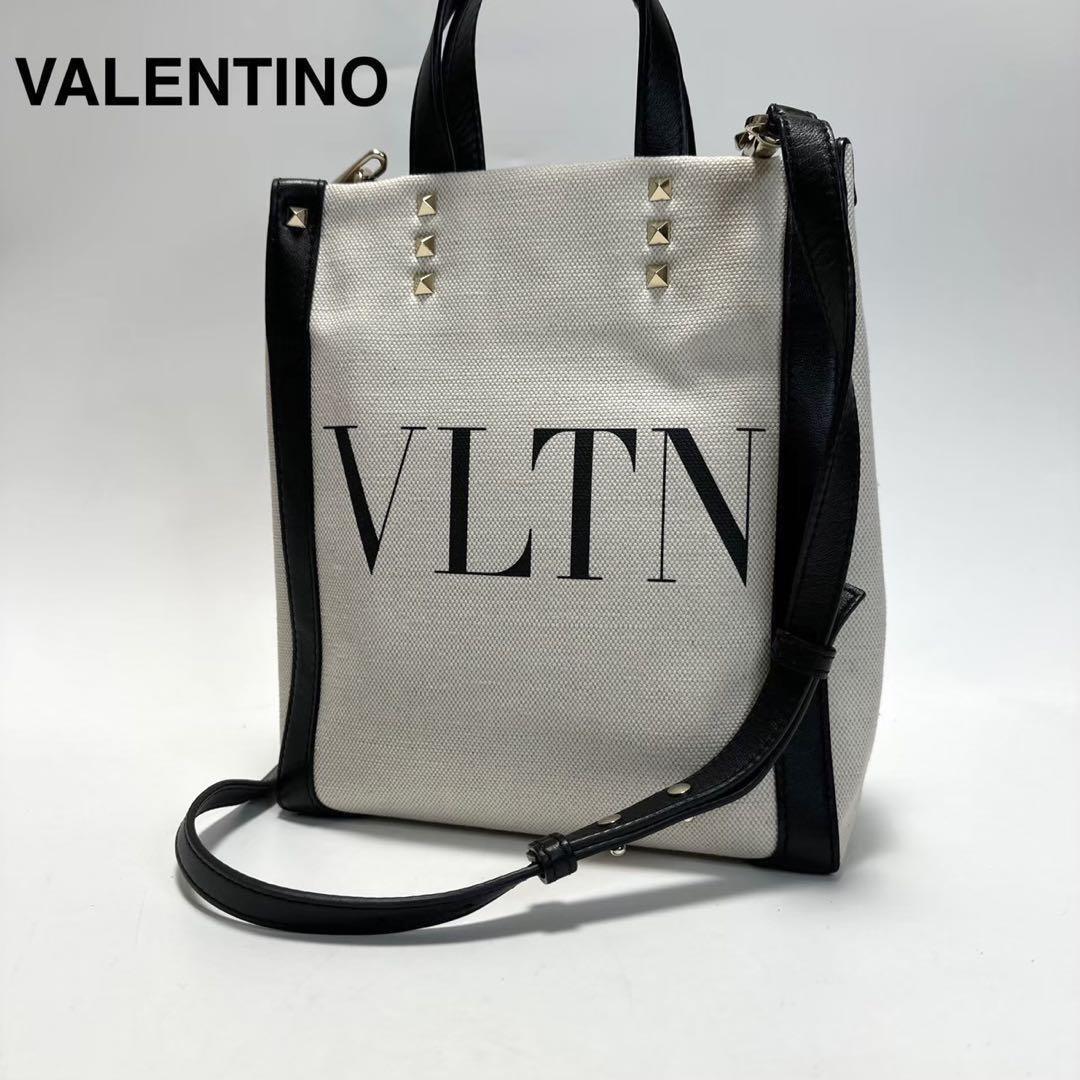 m94【極美品】ヴァレンティノ VALENTINO キャンバス レザー m94【極美品】ヴァレンティノ VALENTINO キャンバス レザー