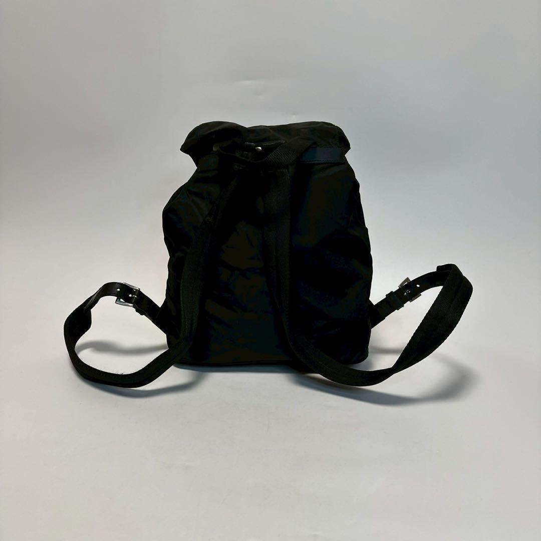 o13【美品】Gカード付 プラダ PRADA 三角ロゴ ナイロン ブラック o13【美品】Gカード付 プラダ PRADA 三角ロゴ ナイロン ブラック
