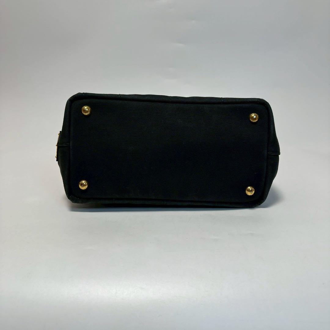 o23【美品】プラダ PRADA 三角ロゴ カナパS ブラック 黒 2way o23【美品】プラダ PRADA 三角ロゴ カナパS ブラック 黒 2way