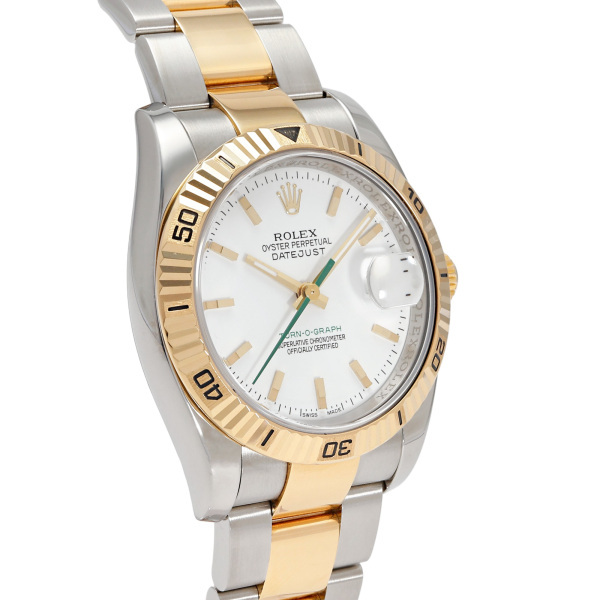 ロレックス ROLEX デイトジャスト 36 日本限定 116263 ホワイト文字盤(pán) 中古 腕時(shí)計(jì) メンズ