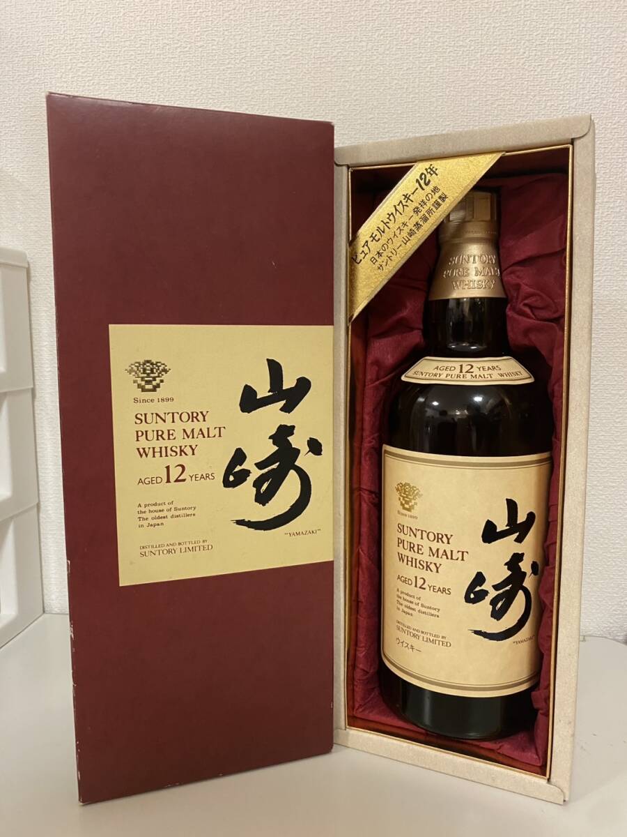 未開栓 山崎 SUNTORY PURE MALT 12年 サントリー ウイスキー 未開栓 山崎 SUNTORY PURE MALT 12年 サントリー ウイスキー