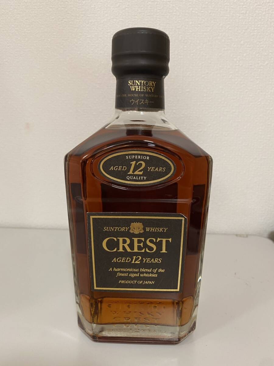 未開栓 SUNTORY WHISKY CREST 12年 サントリー ウイスキー 未開栓 SUNTORY WHISKY CREST 12年 サントリー ウイスキー