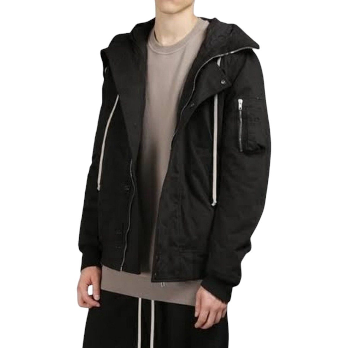 RickOwens DRKSHDW HOODED BOMBER SHORT ブルゾン ボンバー RickOwens DRKSHDW HOODED BOMBER SHORT ブルゾン ボンバー