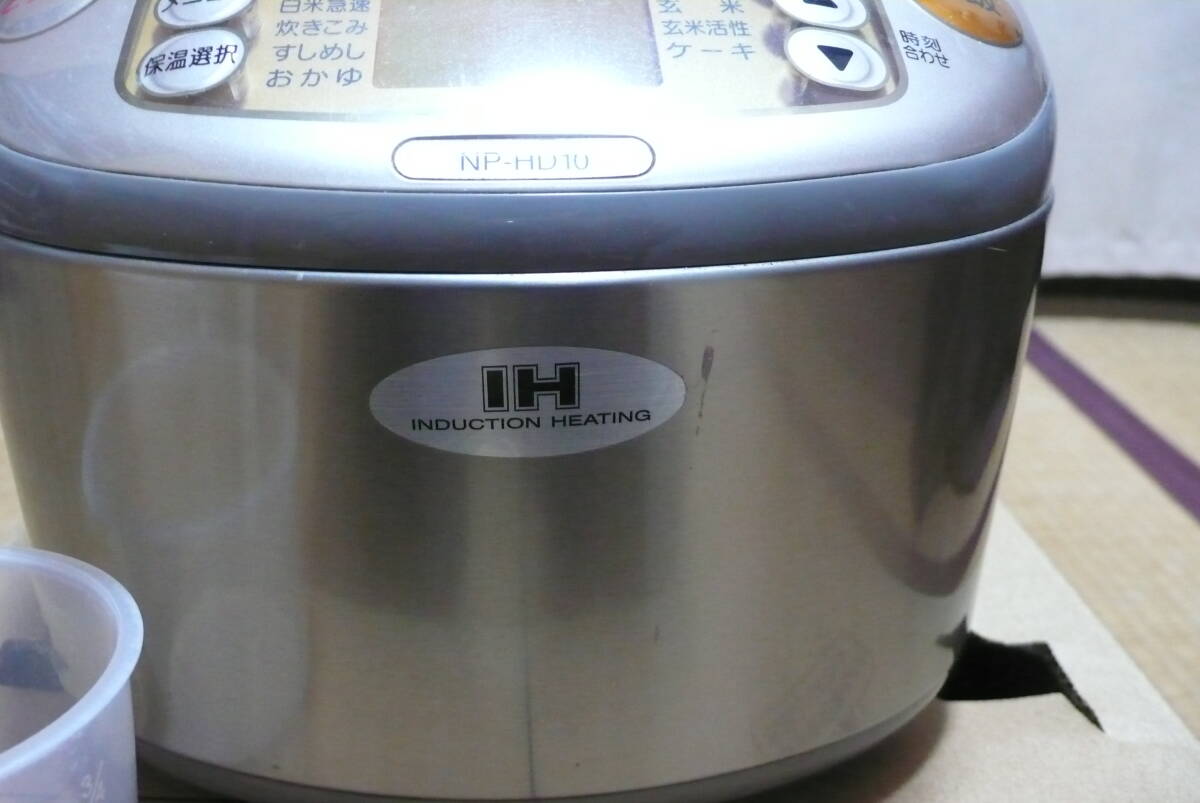  Zojirushi IH рисоварка внутри обжиг в печи . царапина есть ... . Junk как 5.5...