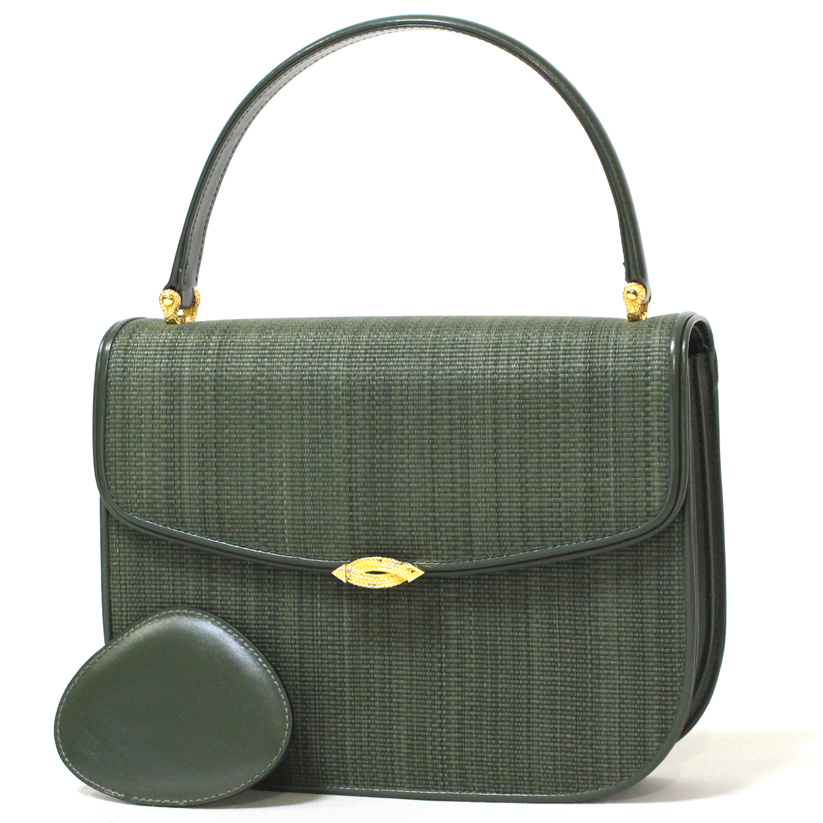 超美品 コンテス COMTESSE ホースヘア レザー ハンドバッグ 超美品 コンテス COMTESSE ホースヘア レザー ハンドバッグ