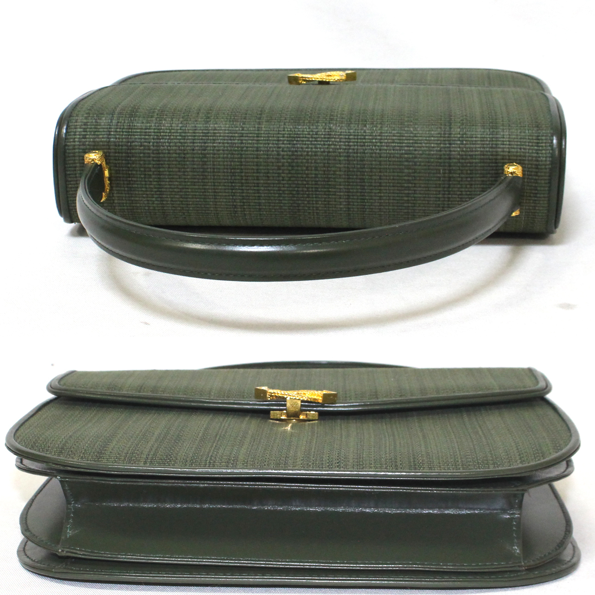 超美品 コンテス COMTESSE ホースヘア レザー ハンドバッグ 超美品 コンテス COMTESSE ホースヘア レザー ハンドバッグ