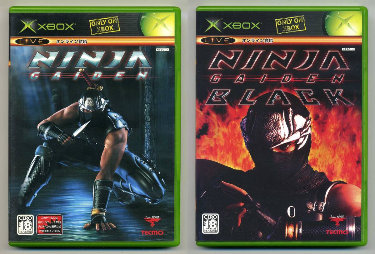 2品セット ニンジャ・ガイデン 初代 + ブラック TECMO NINJA 2品セット ニンジャ・ガイデン 初代 + ブラック TECMO NINJA