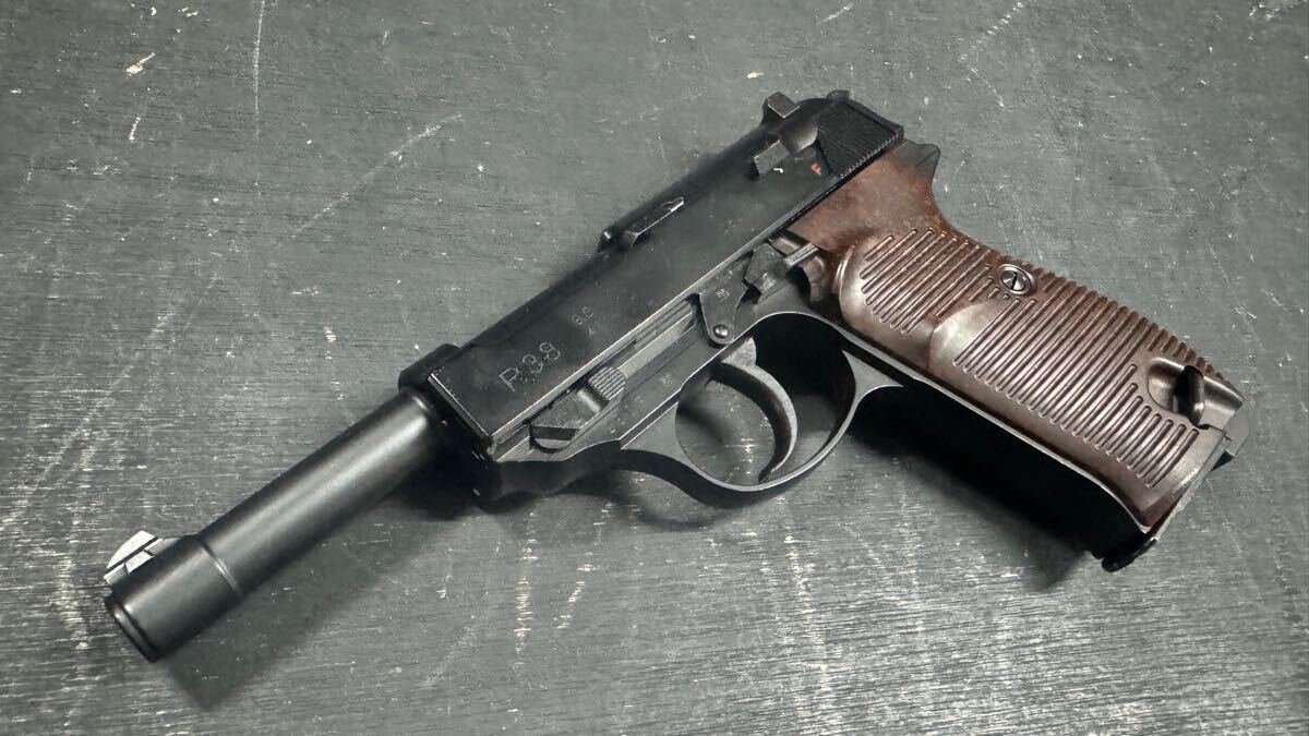 1円スタート☆美品☆マルゼン ワルサーP38(ace41)ブラック 1円スタート☆美品☆マルゼン ワルサーP38(ace41)ブラック