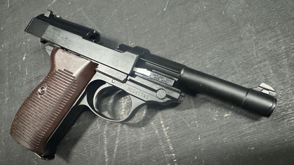 1円スタート☆美品☆マルゼン ワルサーP38(ace41)ブラック 1円スタート☆美品☆マルゼン ワルサーP38(ace41)ブラック