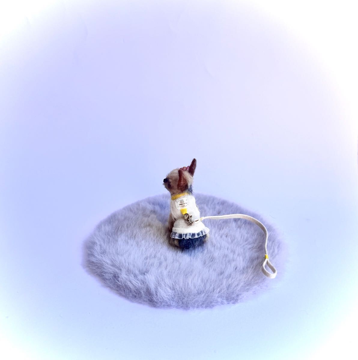 maru*羊毛フェルト 小さなヨークシャテリア犬 ハンドメイド maru*羊毛フェルト 小さなヨークシャテリア犬 ハンドメイド