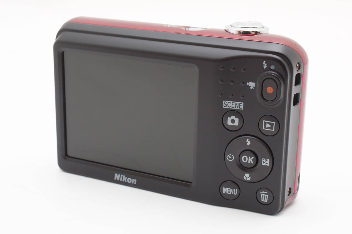 ☆極上品☆ニコン Nikon COOLPIX A10 レッド 箱付き☆コンパクト ☆極上品☆ニコン Nikon COOLPIX A10 レッド 箱付き☆コンパクト