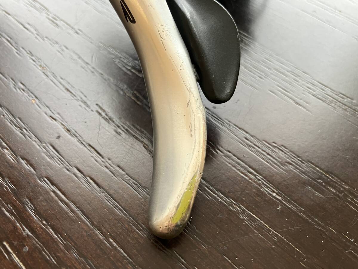左レバー転倒傷 磨いて滑らかです