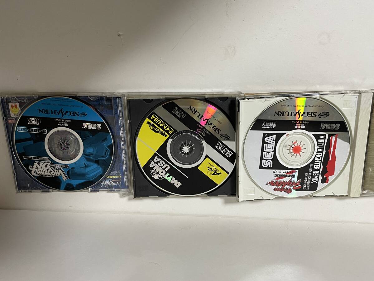 SEGASATURN Sega Saturn soft 3шт.@ Daytona USA virtual Fighter remix Virtual-On 