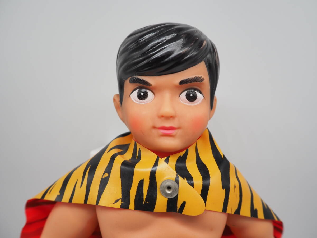 タイガーマスク ソフビ 面取れ 当時物 中嶋製作所 亀マーク 昭和 タイガーマスク ソフビ 面取れ 当時物 中嶋製作所 亀マーク 昭和