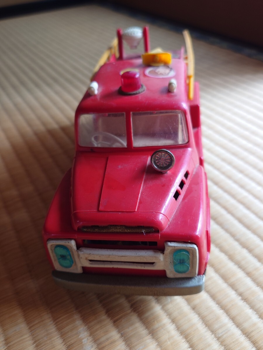 野村トーイ ブリキ おもちゃ 昭和レトロ 消防車 当時物(自動車 野村トーイ ブリキ おもちゃ 昭和レトロ 消防車 当時物(自動車