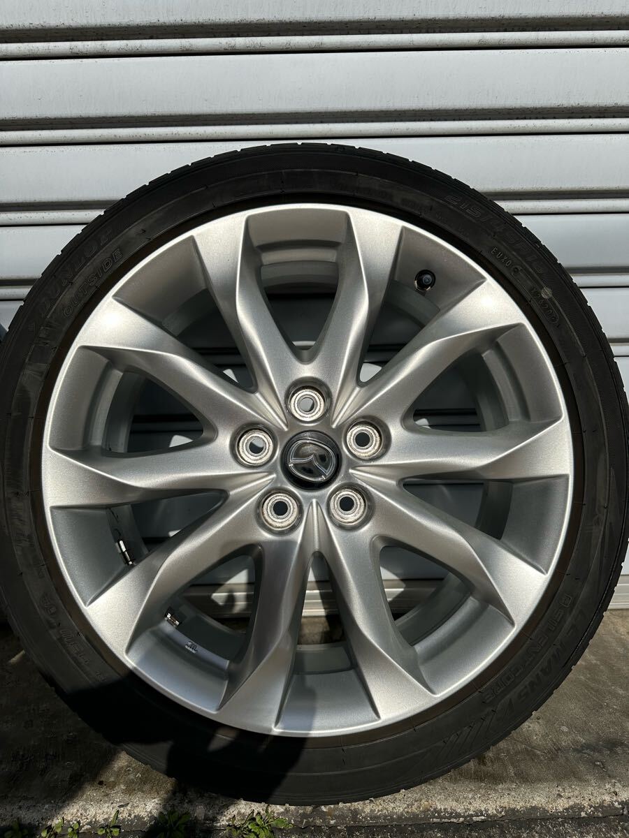 マツダ アクセラ スポーツ純正ホイール 215/45R18 溝多い マツダ アクセラ スポーツ純正ホイール 215/45R18 溝多い