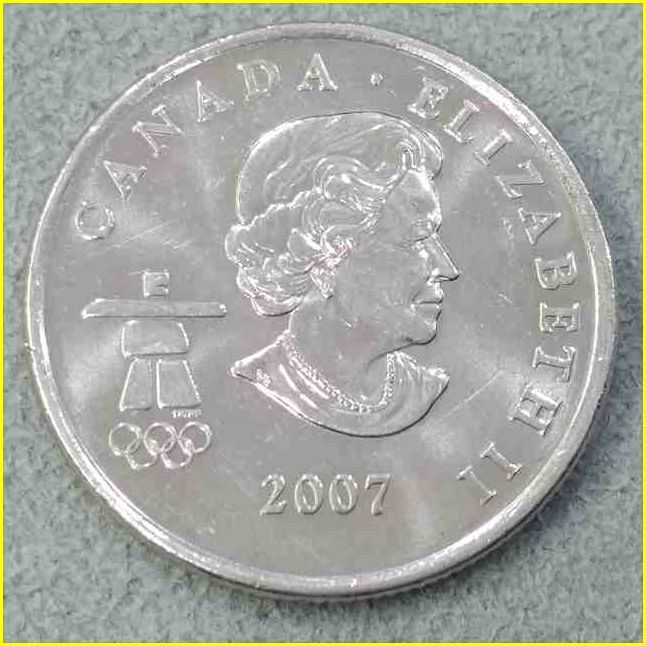 カナダ 25セント 記念硬貨/2007年】 25 CENTS/バンクーバー カナダ 25セント 記念硬貨/2007年】 25 CENTS/バンクーバー