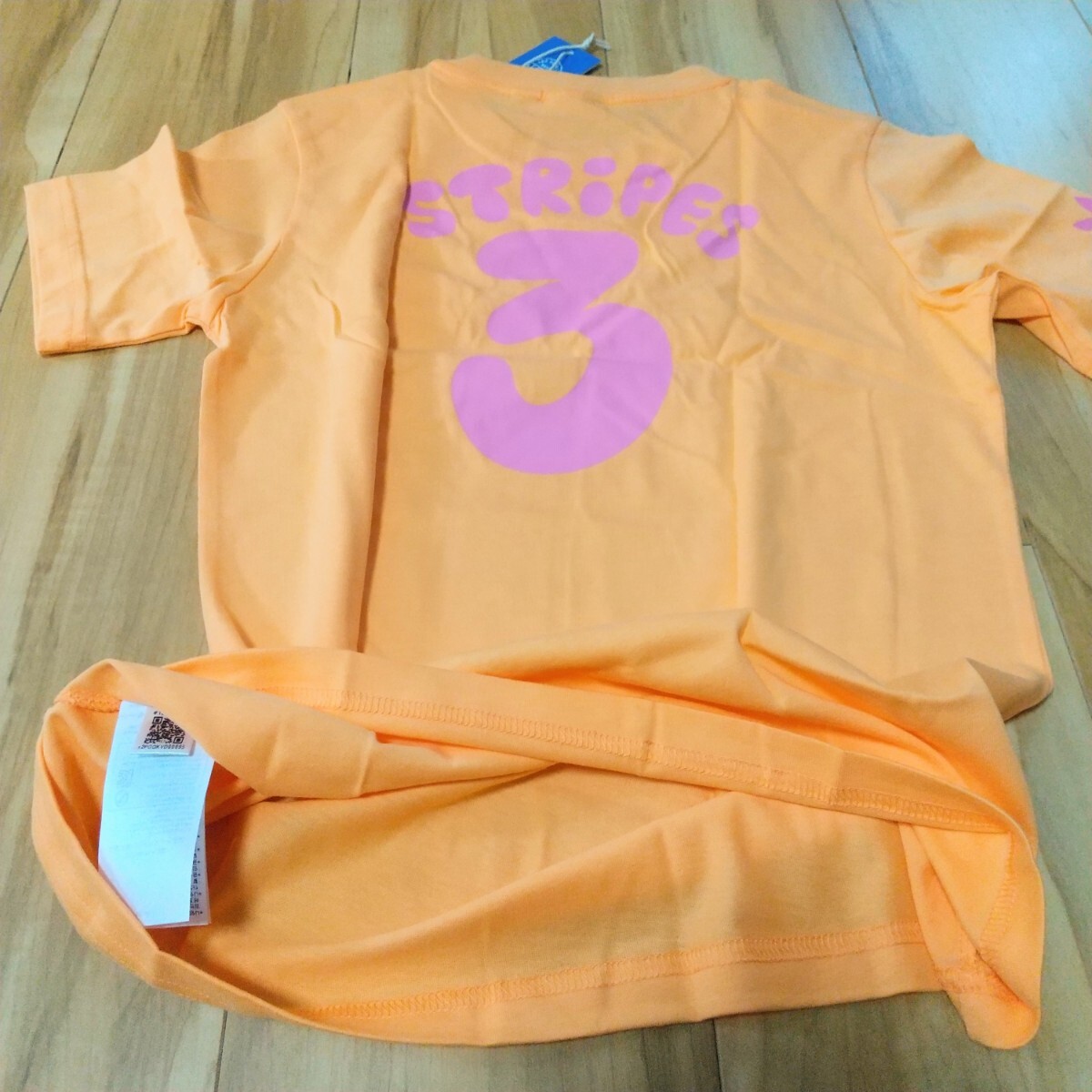 アディダス オリジナルス KIDS140cm 半袖 Tシャツ オレンジ adidas