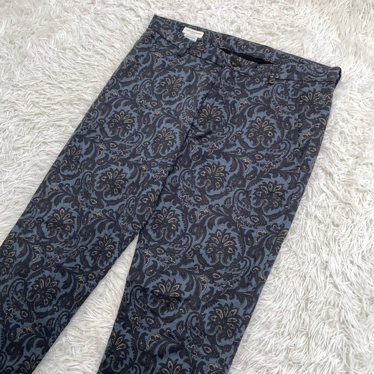 美品】DRIES VAN NOTEN ドリスヴァンノッテン 総柄 ボタニカル 美品】DRIES VAN NOTEN ドリスヴァンノッテン 総柄 ボタニカル