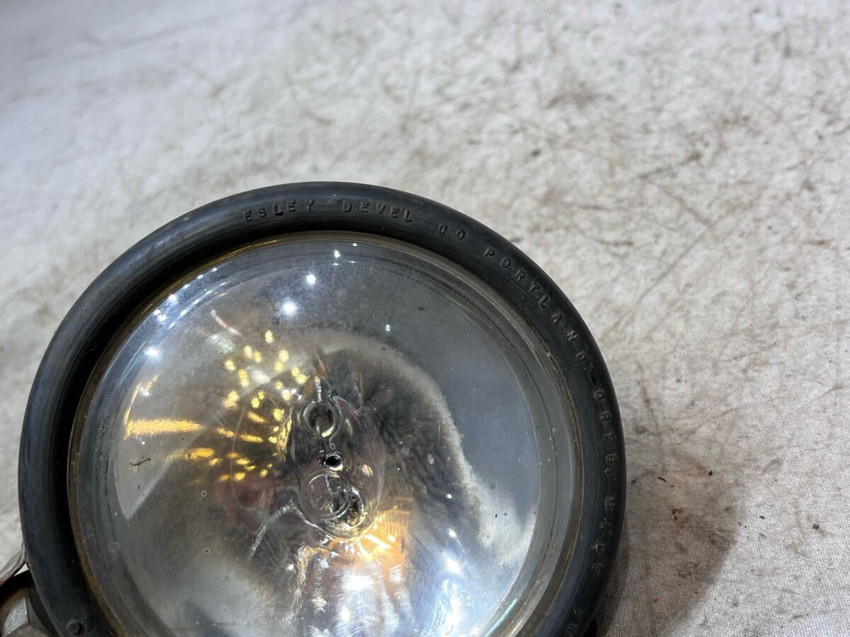 ⑤ 60'S ESLEY DEVEL 4.5 дюймовый Vintage трактор свет Harley Knuckle хлеб экскаватор спорт Star гид chopper оригинальный