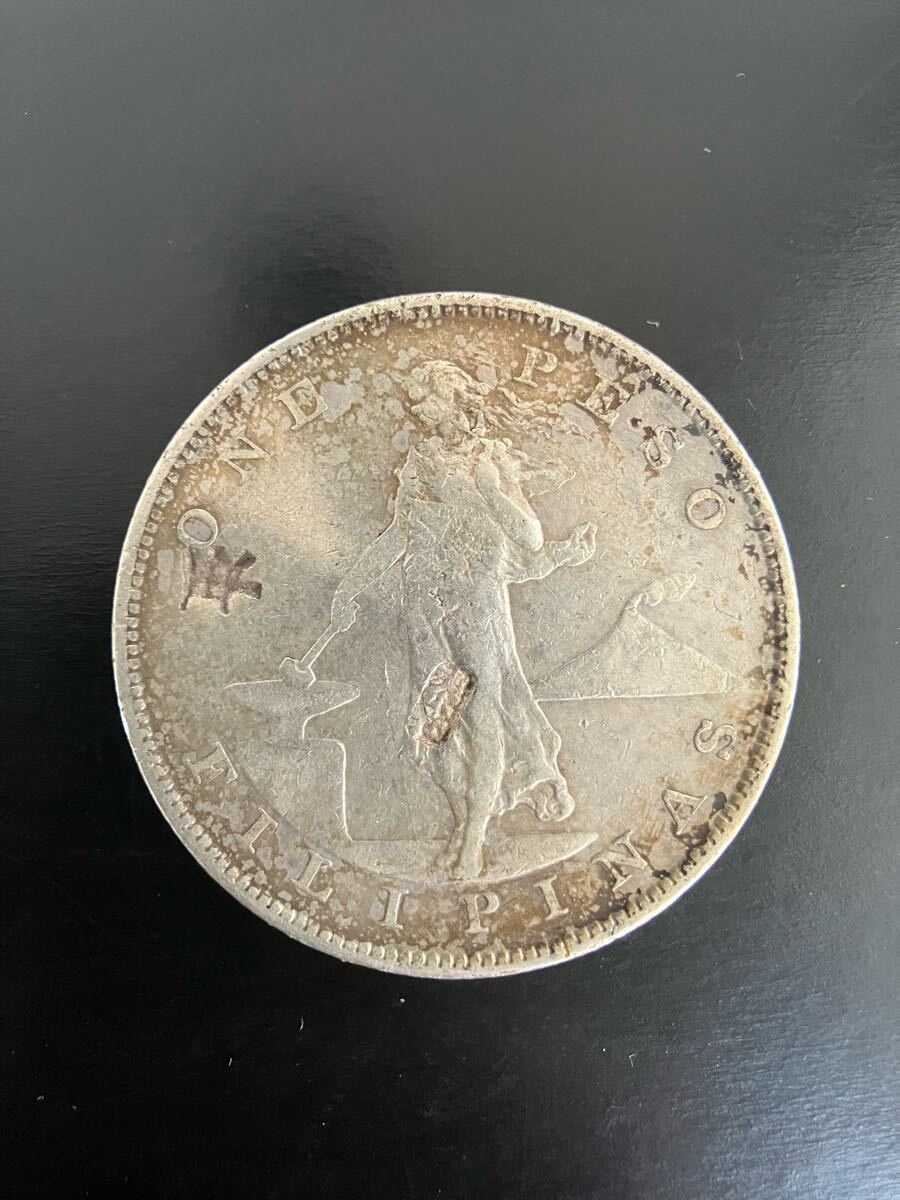 アメリカ領 フィリピン 1ペソ 1905年 銀貨 マヨン火山の乙女 アメリカ領 フィリピン 1ペソ 1905年 銀貨 マヨン火山の乙女