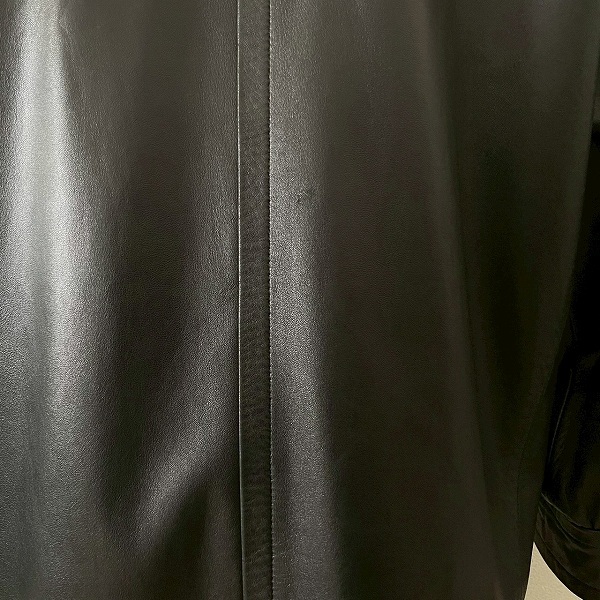 #wncji van si.GIVENCHY пальто 10 чёрный кожа no color ремень имеется сделано в Японии женский [943846]