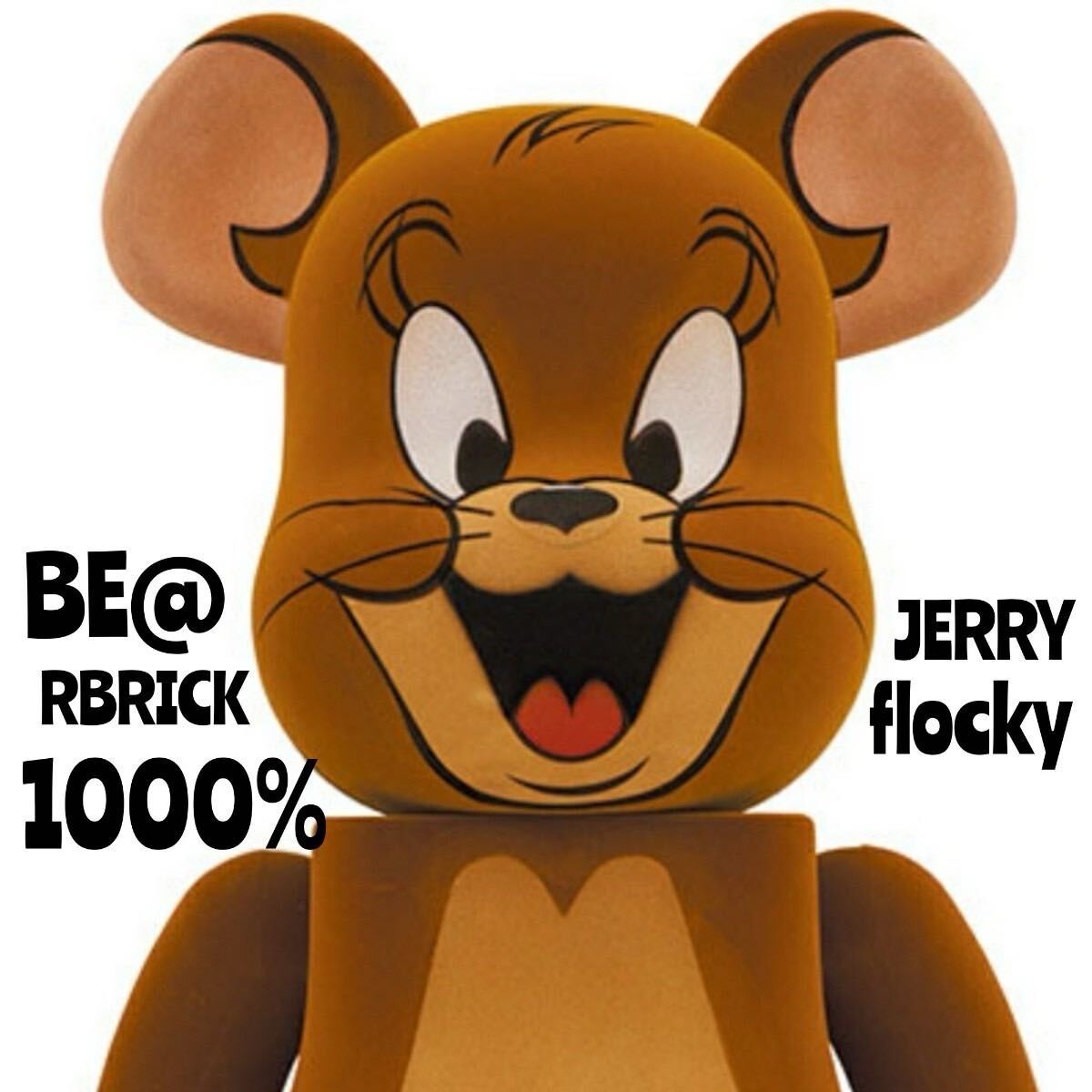 美品】BE@RBRICK ベアブリックトムとジェリー JERRY FLOCKY Ver 美品】BE@RBRICK ベアブリックトムとジェリー JERRY FLOCKY Ver