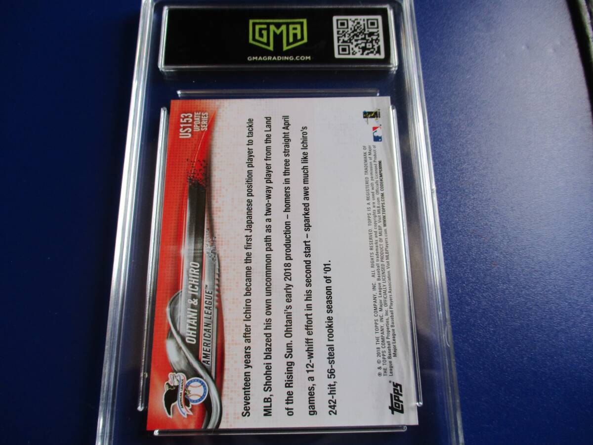 2018 TOPPS UPDATE US 153 イチロー ＆ 大谷翔平 ルーキーカード