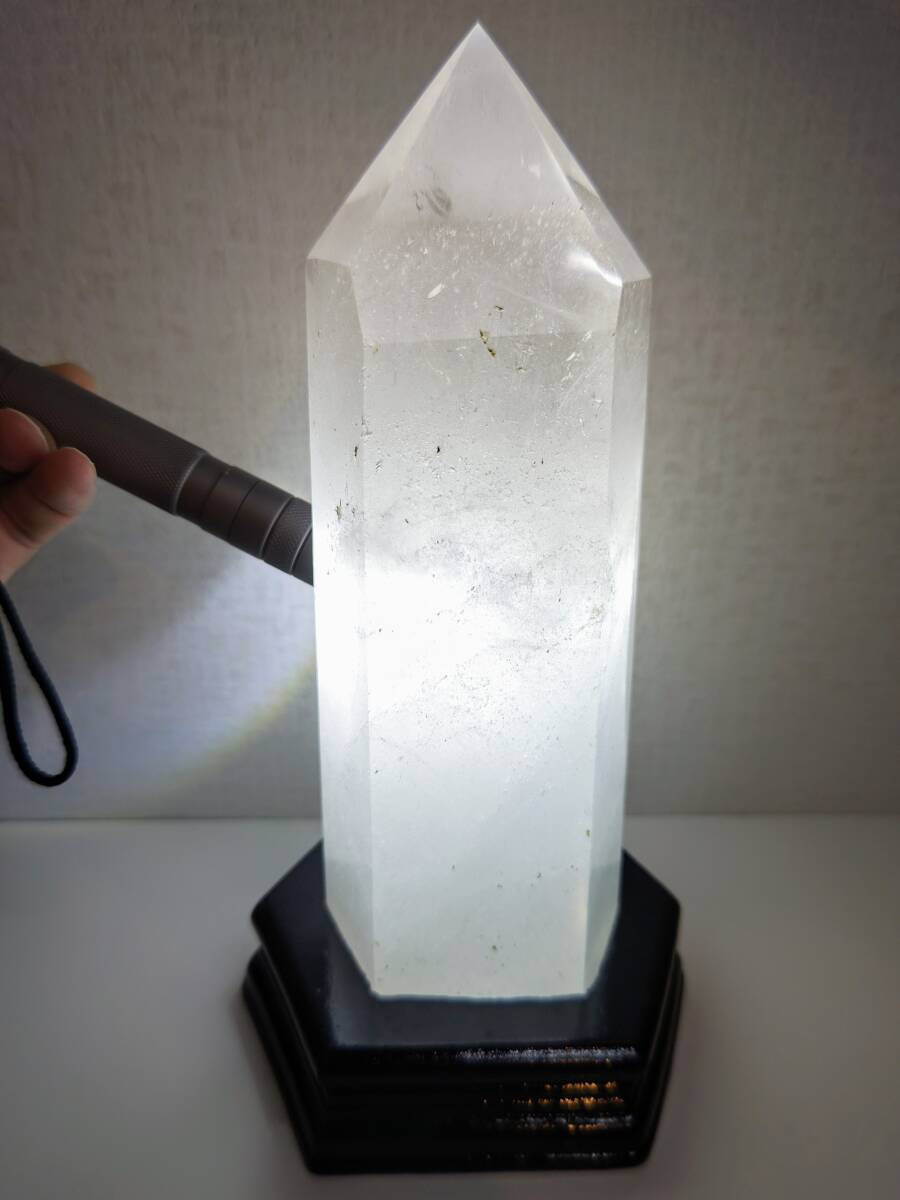 六角柱】 2 6kg 水晶 クォーツ 原石 鑑賞石 自然石 天然石 鉱石