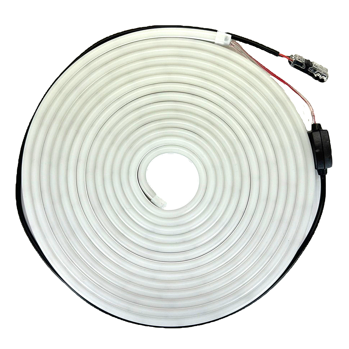 テスラ モデル3/Y LED ネオンチューブライト 5m フロントトランク LED シリコンチューブライト ホワイト カスタム パーツ