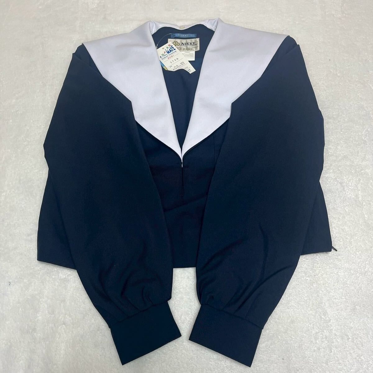 K72【新品・未使用品】NIKKE FUJIKO 朝日中学校 セーラー服 175A K72【新品・未使用品】NIKKE FUJIKO 朝日中学校 セーラー服 175A