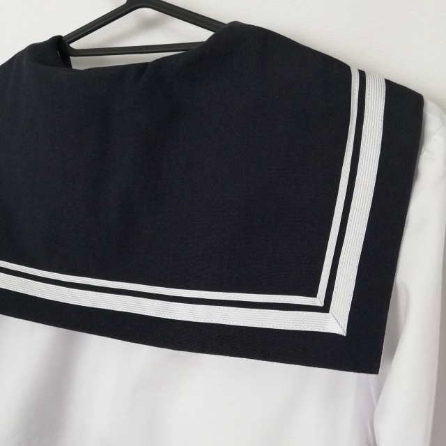 1円 セーラー服 スカート スカーフ 上下3点セット 中間服 白2 1円 セーラー服 スカート スカーフ 上下3点セット 中間服 白2