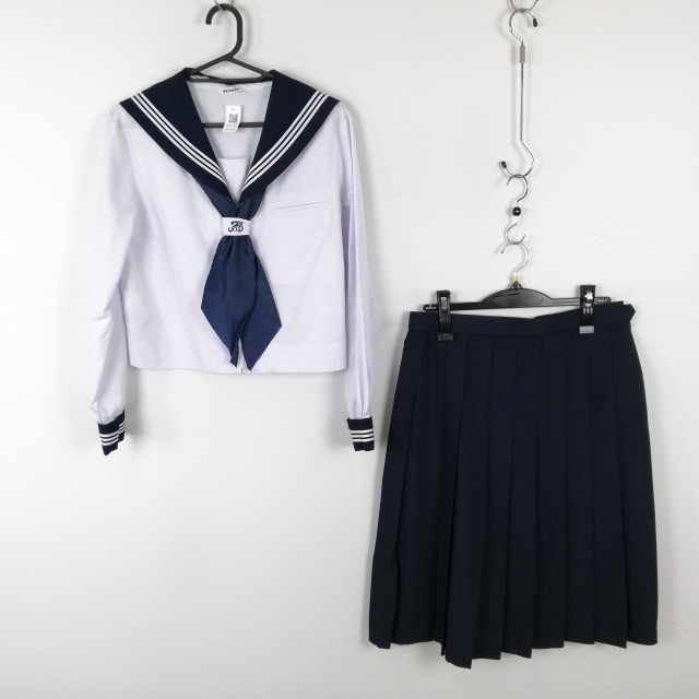 1円 セーラー服 スカート スカーフ 上下3点セット 160A 大きい 1円 セーラー服 スカート スカーフ 上下3点セット 160A 大きい