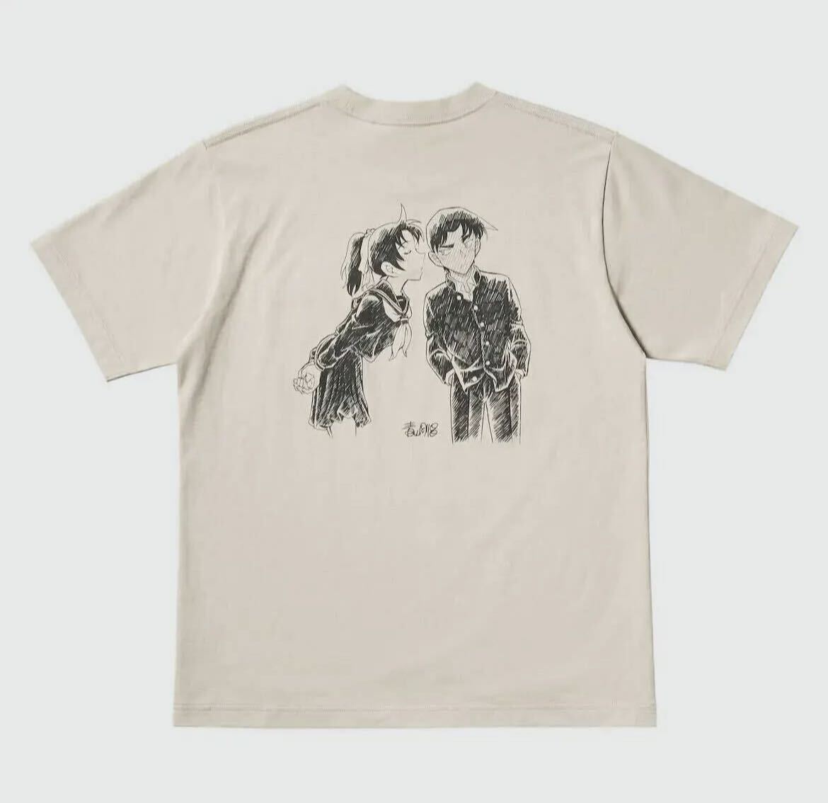  Uniqlo Detective Conan UT футболка *[ Hattori flat следующий &. гора мир лист ] натуральный *MEN 3XL(4L)* короткий рукав * постоянный Fit *UNIQLO* новый товар не использовался 