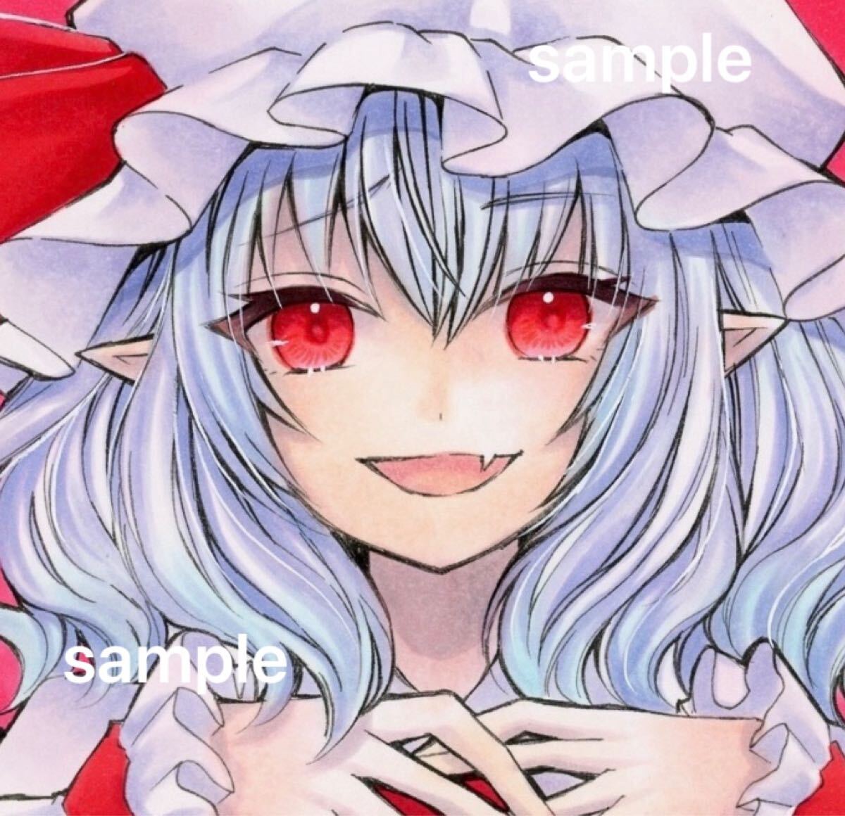 同人手描きイラスト 東方Project レミリア・スカーレット 同人手描きイラスト 東方Project レミリア・スカーレット