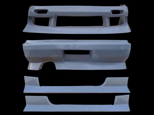 シルビア S14 エアロセット 前期 H5/10～H8/6 FRP 未涂裝 社外品 SILVIA 日産 ニッサン NISSAN