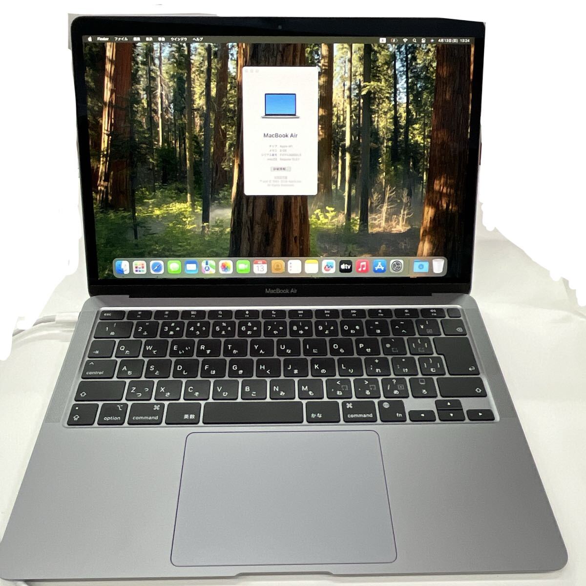B477【中古品】/ MacBook Air Apple A2337 M1 8GB 512GB ノート B477【中古品】/ MacBook Air Apple A2337 M1 8GB 512GB ノート