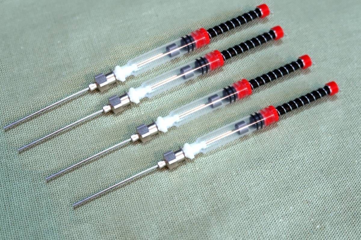 送料無料 4本セット ワンタッチ ワンプッシュ インク 入れ替え 萬年筆 コンバーター カートリッジ 注射器 シリンジ スポイト★★★