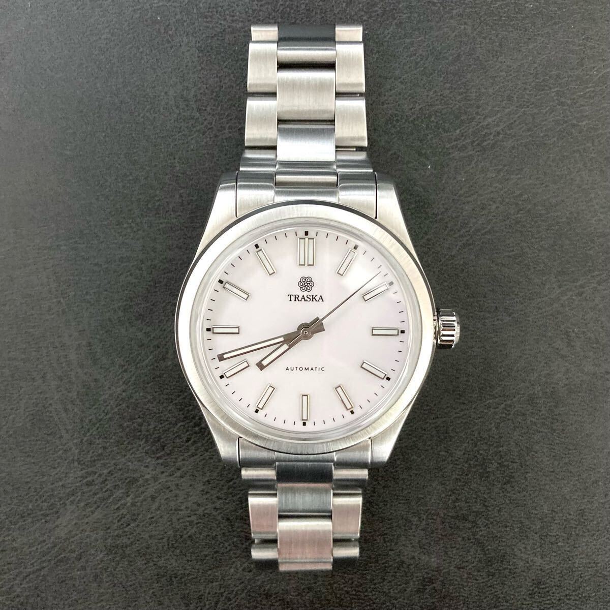 traska トラスカ commuter 38mm arctic white Traska Commuter 38 Arctic White : r/MicrobrandWatches
