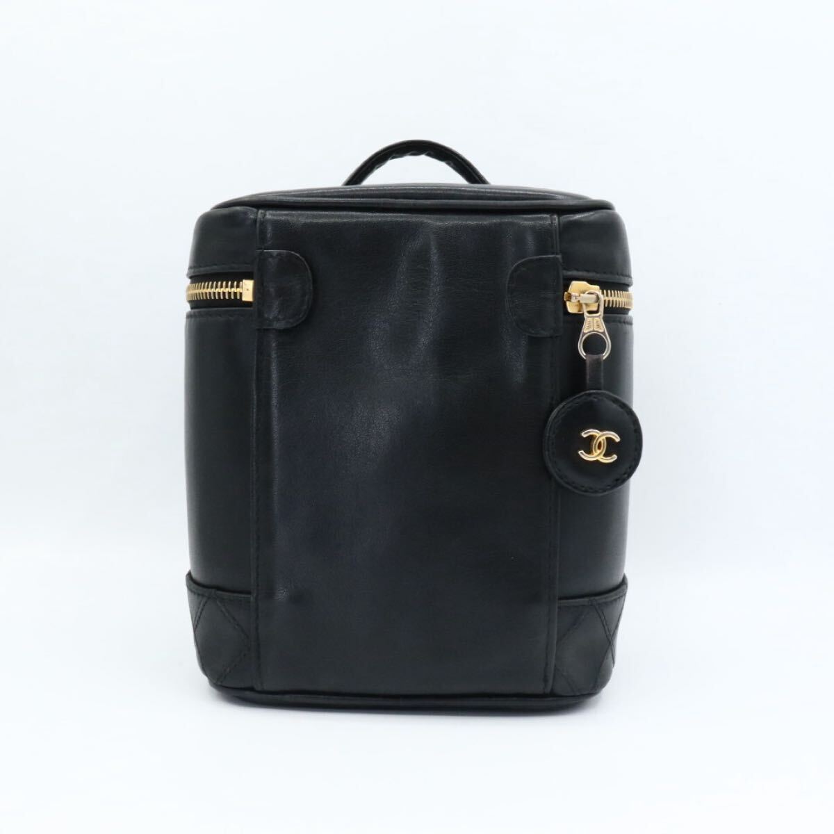 CHANEL 美品 シャネル ビコローレ ラムスキン 縦型 バニティ CHANEL 美品 シャネル ビコローレ ラムスキン 縦型 バニティ