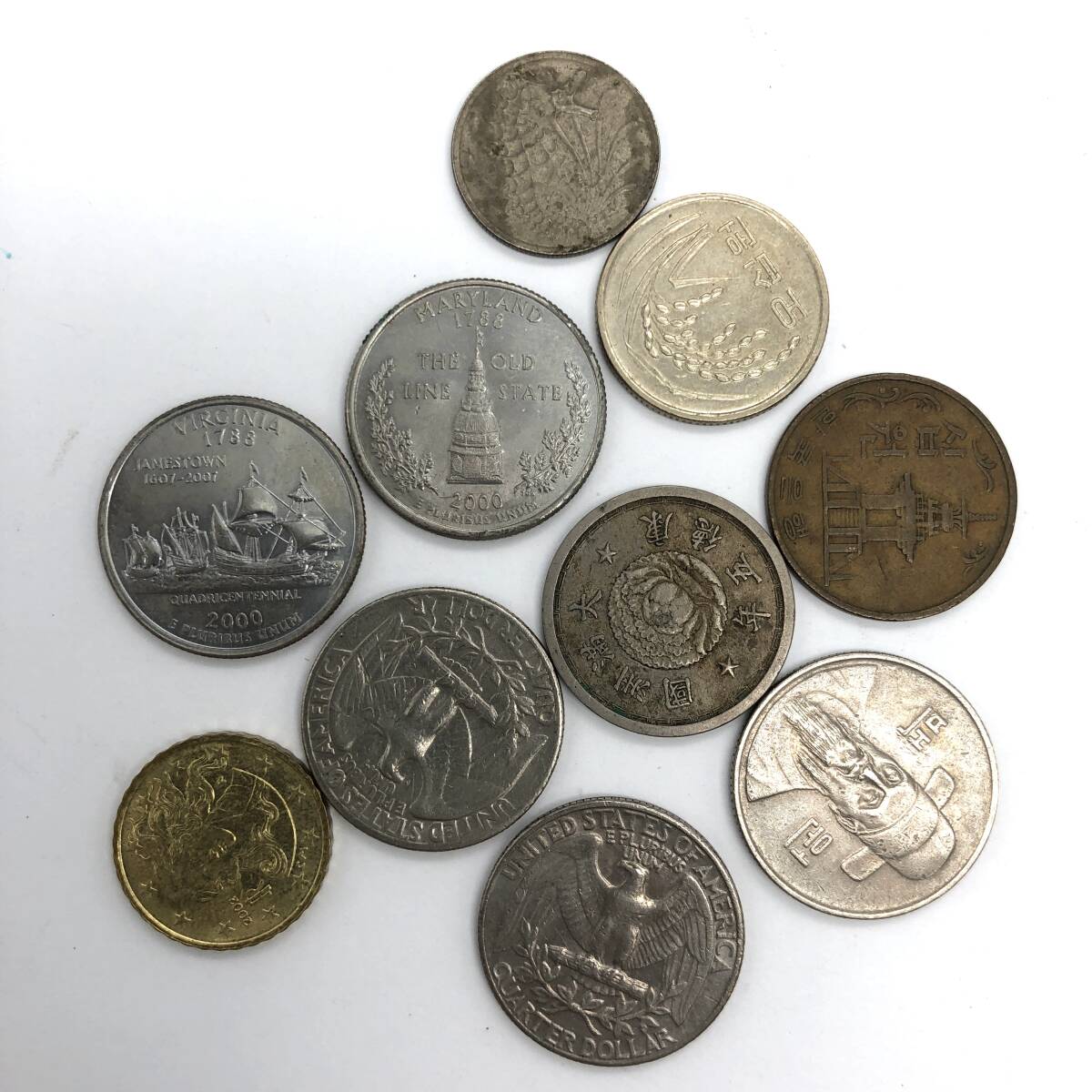AY2066□外貨 古銭 まとめ 総重量 約205g コイン 硬貨 AY2066□外貨 古銭 まとめ 総重量 約205g コイン 硬貨