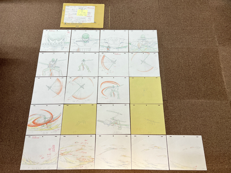 ワンピース PSゲーム OP セル画用 原画 Cut No.1 ゾロ 三千世界 ワンピース PSゲーム OP セル画用 原画 Cut No.1 ゾロ 三千世界