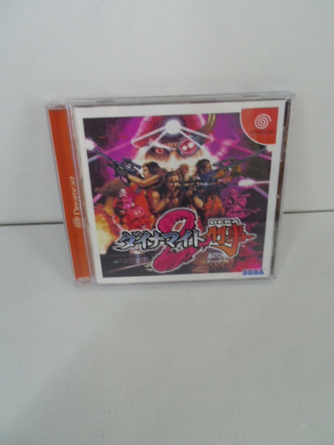 G4369 送料無料!Dreamcast ダイナマイト刑事2 帯+チラシ付 G4369 送料無料!Dreamcast ダイナマイト刑事2 帯+チラシ付