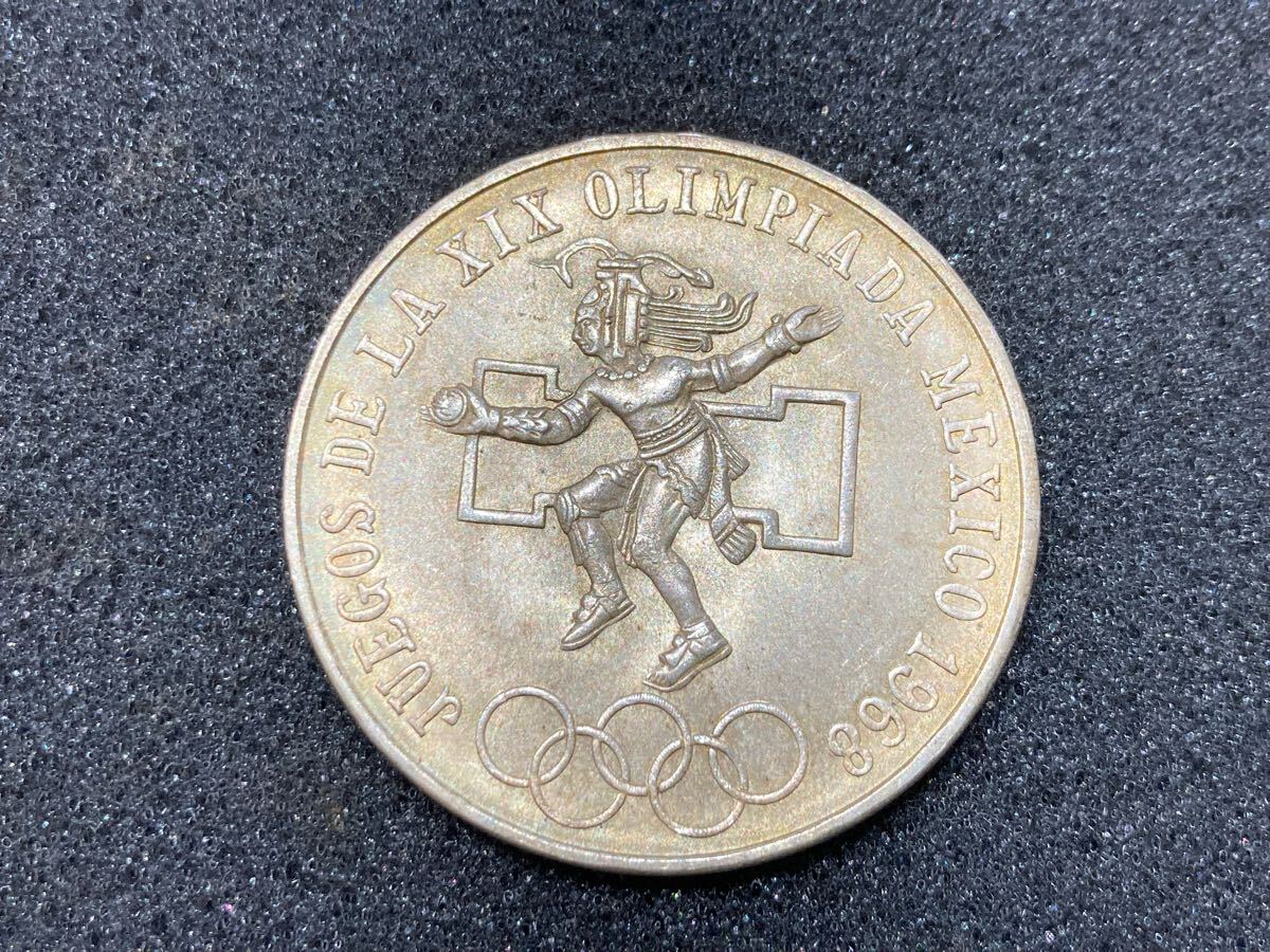 11535 メキシコ MEXICO 1968 オリンピック 記念銀貨 25ペソ 外国 11535 メキシコ MEXICO 1968 オリンピック 記念銀貨 25ペソ 外国