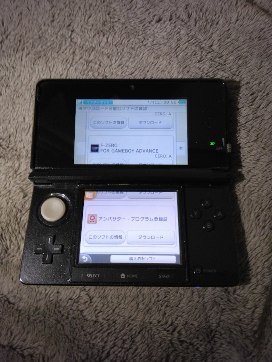 ニンテンドー3DS 本体 アンバサダープログラム nnid未登録 美品 ニンテンドー3DS 本体 アンバサダープログラム nnid未登録 美品