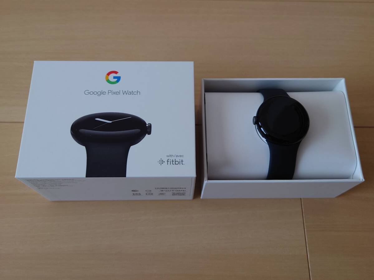Google グーグル Pixel Watch Matte Black WiFiモデル スマートウォッチ 中古品 _画像1