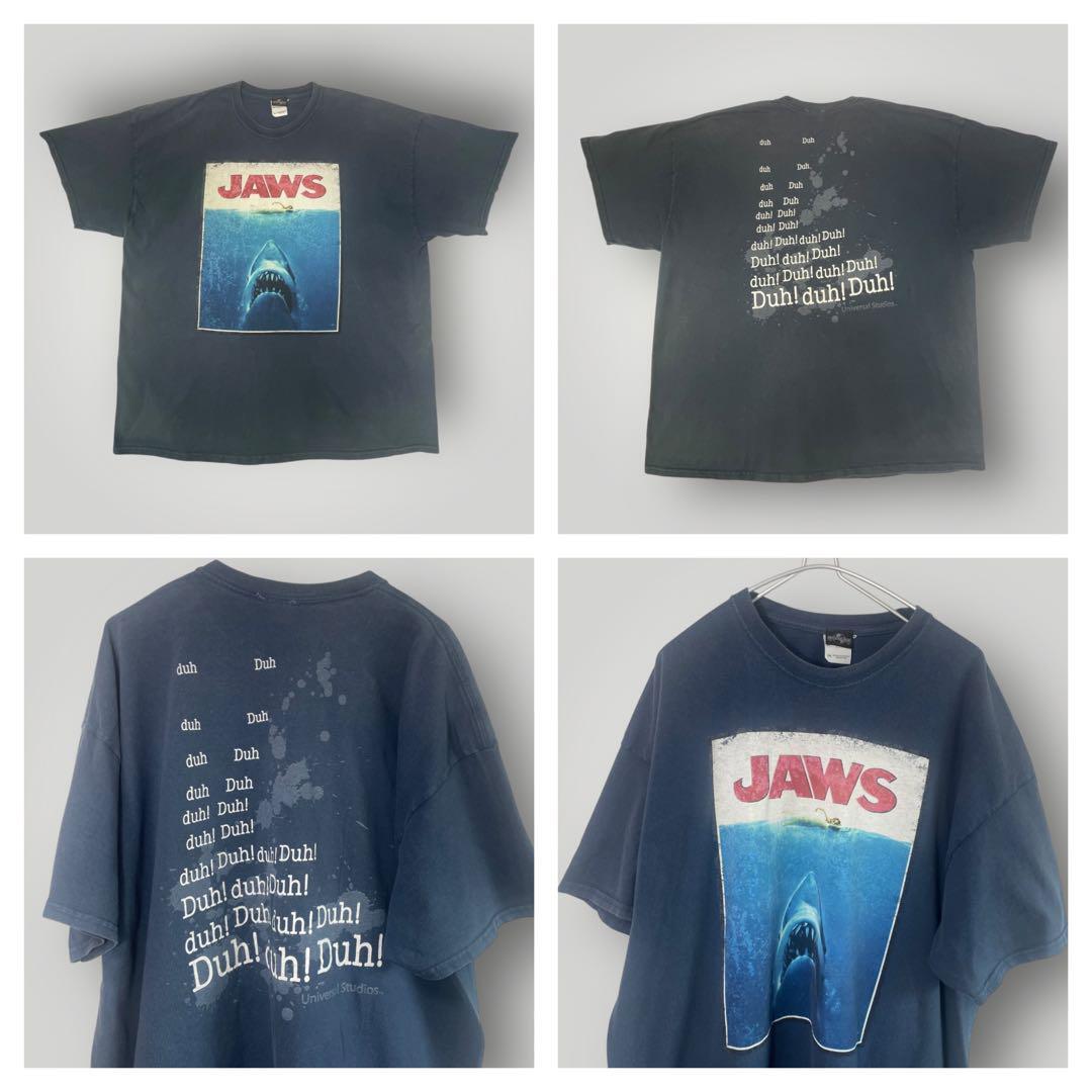 JAWS 公式Universal Studios プロモTシャツ ムービーTEE 2XL JAWS 公式Universal Studios プロモTシャツ ムービーTEE 2XL