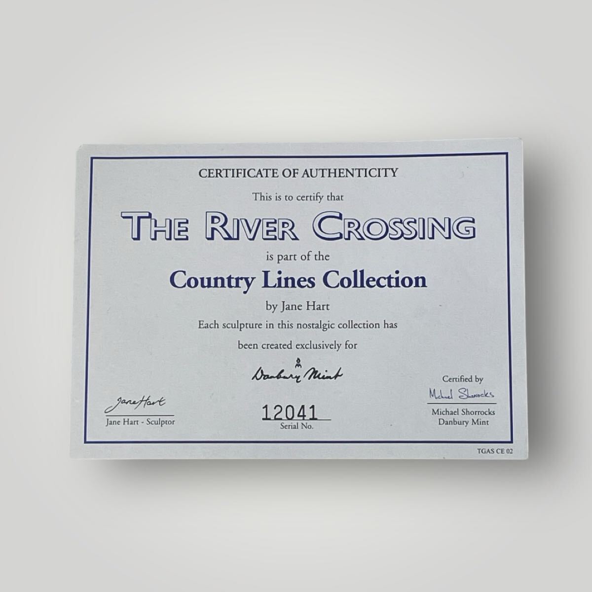 ダンベリーミント「The River Crossing」ジェーン・ハート作 ダンベリーミント「The River Crossing」ジェーンハート作