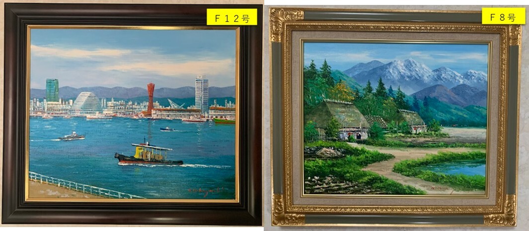 人気画家◇小林幸三◇油彩画2作品【F8号◇F12号】美品作品 人気画家◇小林幸三◇油彩画2作品【F8号◇F12号】美品作品